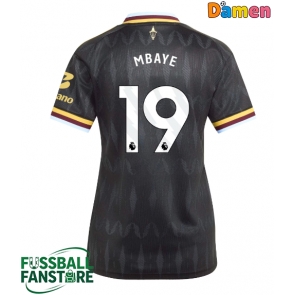 Aston Villa Ibrahim Mbaye #19 Replik Auswärtstrikot Damen 2026-27 Kurzarm